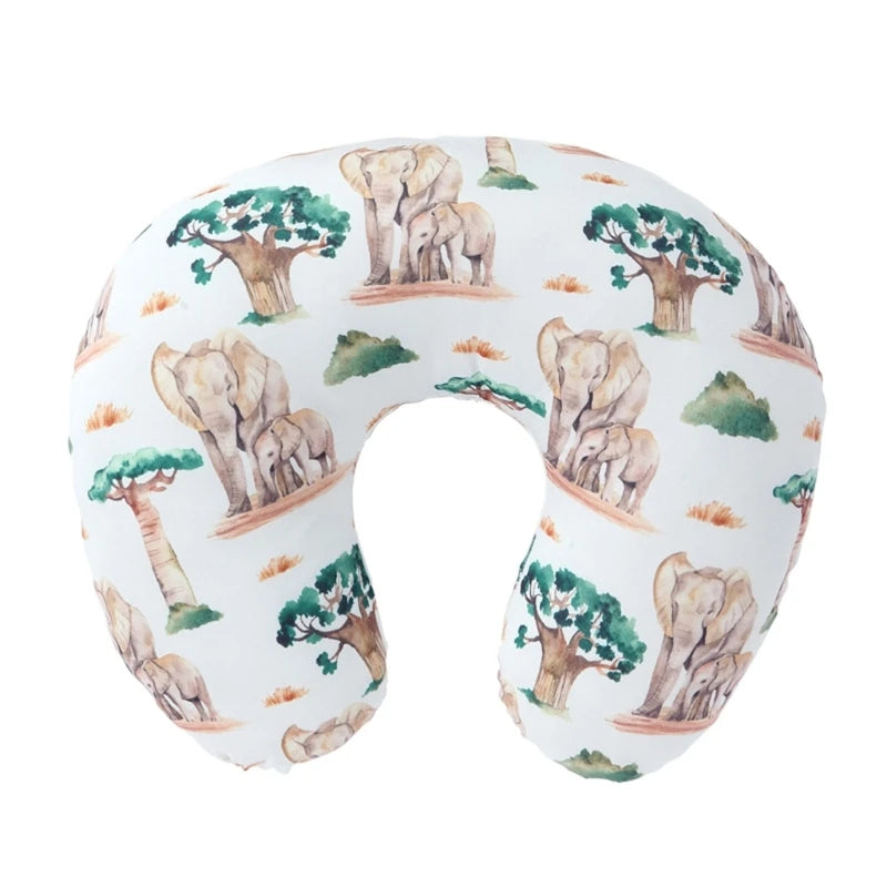 Baby Nursing Pillow Cover Newborn Maternity Pillow Cover Print U-Shape Nursing Pillow Breathable Slipcover Dropshipping