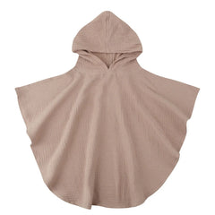 Soft Cotton Baby Hooded Towel Bath Towel for Boys Girls Bathrobe Sleepwear Children'S Clothing Floral/Solid Color Infant Ponchos