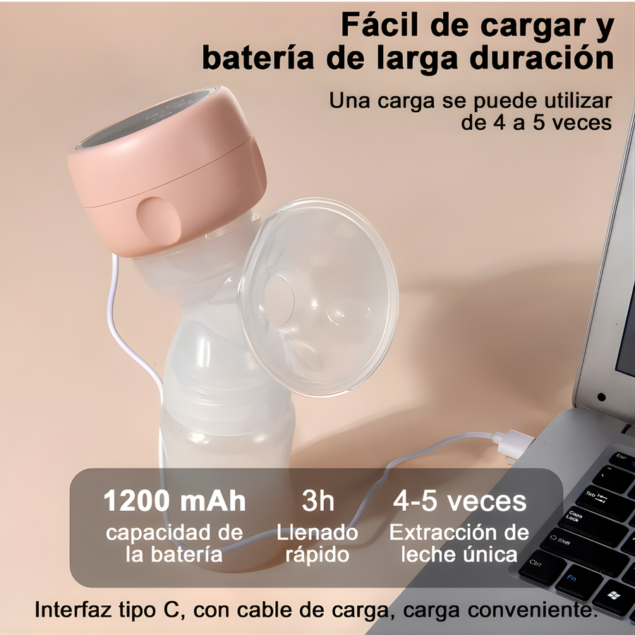 Extractor de leche eléctrico — uso
