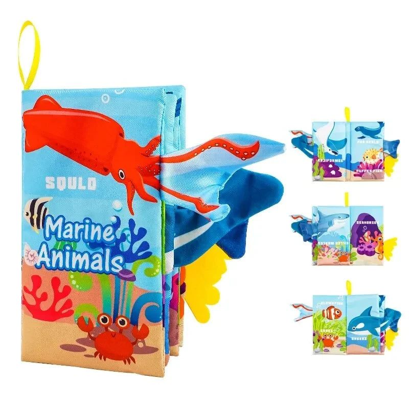 1PC Newborn 0-6 Months Baby Book, Touch and Feel Soft Book, Kids Toys Puzzle Montessori Toys
