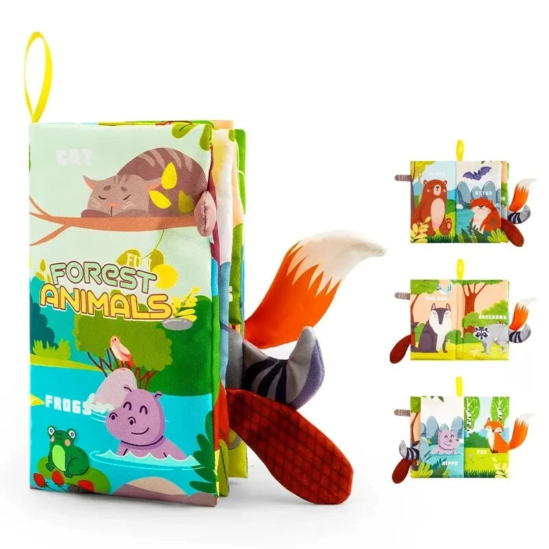 1PC Newborn 0-6 Months Baby Book, Touch and Feel Soft Book, Kids Toys Puzzle Montessori Toys