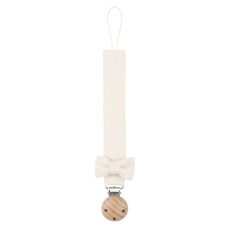 Soft & Durable Pacifier Leash with Bow Designs Stylish Pacifier Strap Durable Pacifier Clip Keep Your Baby Pacifier Safe