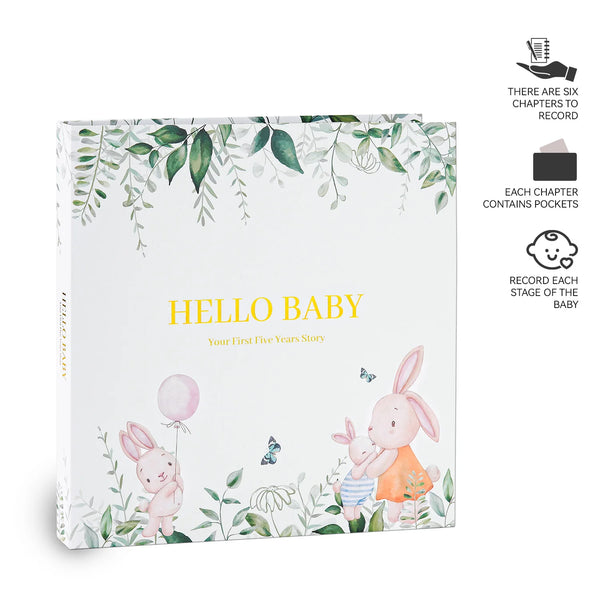 Baby Pregnancy Memory Book DIY Family Kids Record Growth Photo Album First Year Scrapbook Album Baby Memory Book for New Parents
