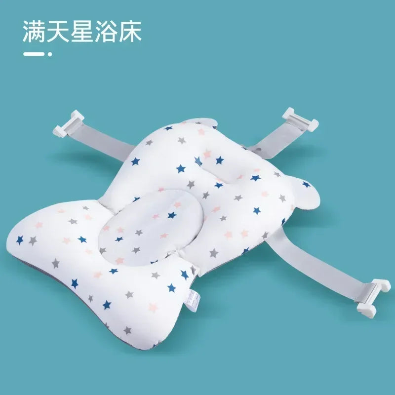 Cojín de baño estrella blanca