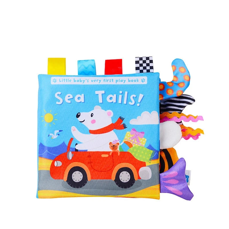 1PC Newborn 0-6 Months Baby Book, Touch and Feel Soft Book, Kids Toys Puzzle Montessori Toys