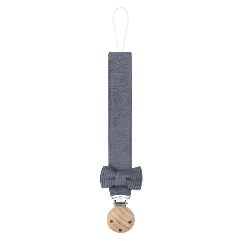 Soft & Durable Pacifier Leash with Bow Designs Stylish Pacifier Strap Durable Pacifier Clip Keep Your Baby Pacifier Safe
